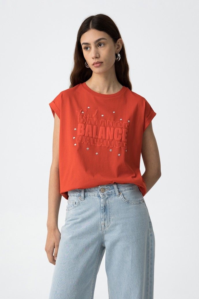 Camiseta Lisa Roja