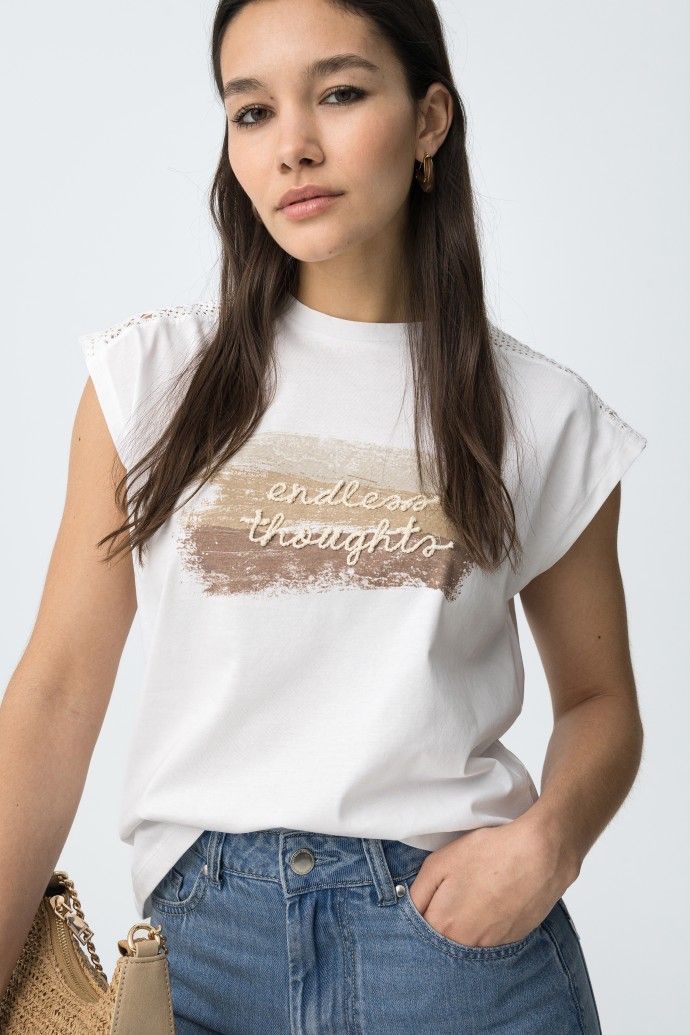 Camiseta Jellicent Blanca