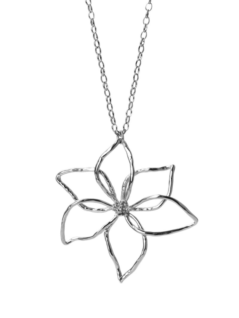 Collar Largo Essentials Flor PL